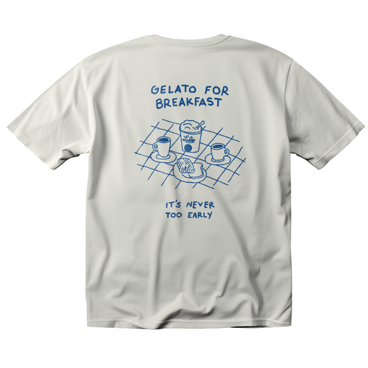 Camisa “Gelato for Breakfast”